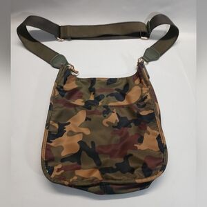 Camouflage Crossbody Messenger Bag for Men - Olive Camo